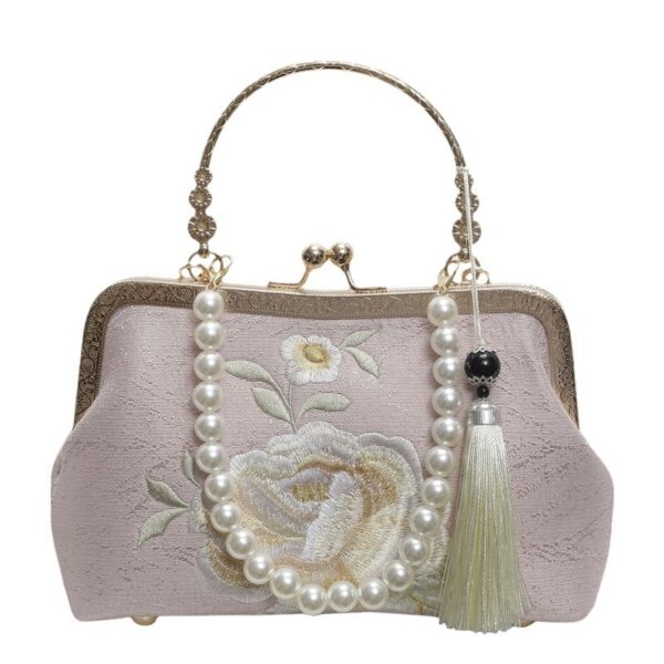 Premium Chinese Style Embroidery Han Chinese Clothing Bag Ancient Chinese Style Crossbody Bag - Image 5