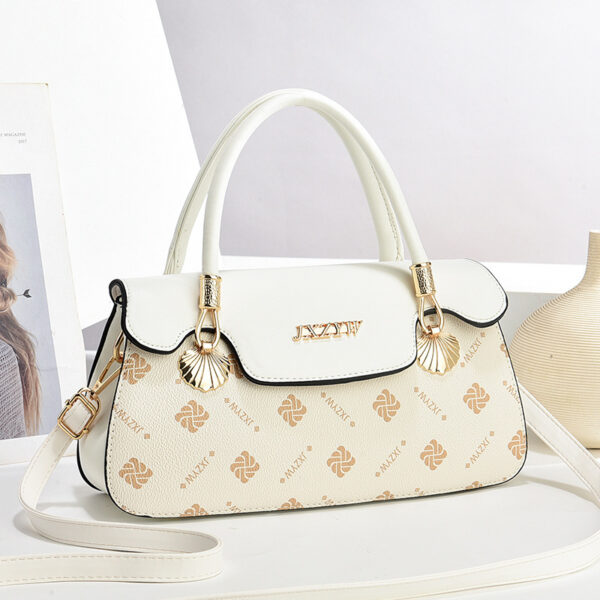 Vintage Exquisite Letter-printed Women's Handbag Fashion Printed Casual Simple Handbag Women's Cross-body Bag - Image 5