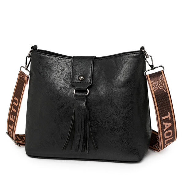 Retro Women's Leisure Bucket Bag Shoulder Messenger Bag - Image 7