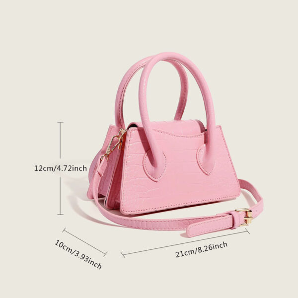 Dopamine Bag Simple Western Style Portable Messenger Bag - Image 5