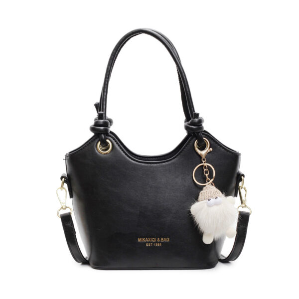 Sweet Style Zipper PU Square Women's Shoulder Crossbody Bag Solid Color Popular Commuting Fashion Small Square Bags - Image 8