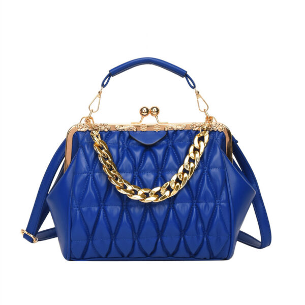Textured Pleated New Fashionable Shoulder Messenger Bag For Women - Image 7
