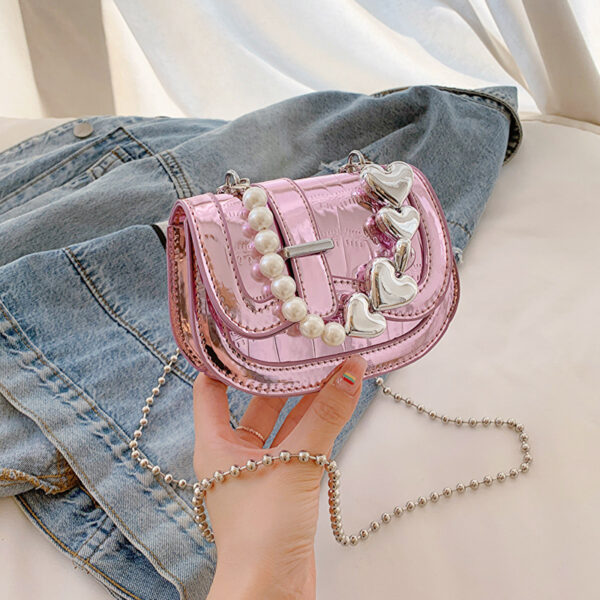 New Laser Pearl Tote Saddle Girl Mini - Image 10