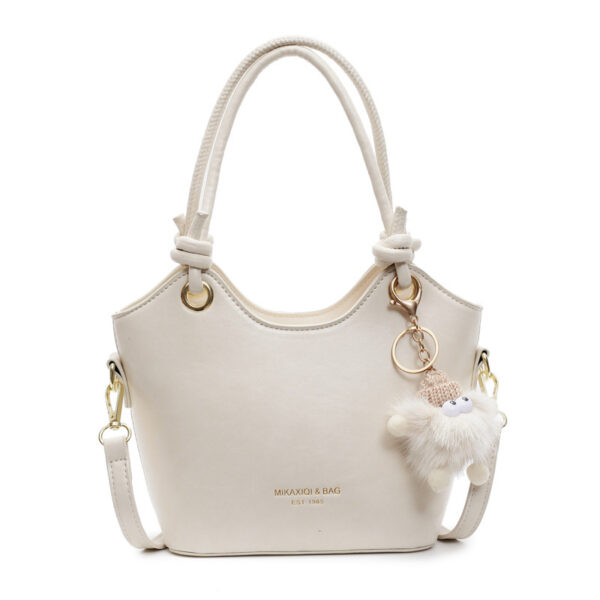 Sweet Style Zipper PU Square Women's Shoulder Crossbody Bag Solid Color Popular Commuting Fashion Small Square Bags - Image 7