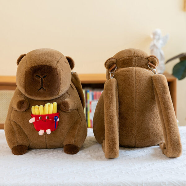 Capybara Backpack Plush Toy Creative Backpack - Image 3