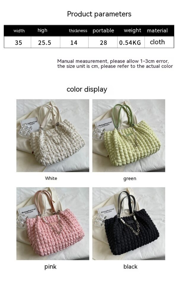 Women's Casual Tote Large Capacity Shoulder Bag - Image 6