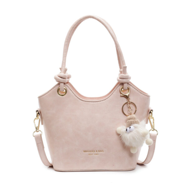 Sweet Style Zipper PU Square Women's Shoulder Crossbody Bag Solid Color Popular Commuting Fashion Small Square Bags - Image 9