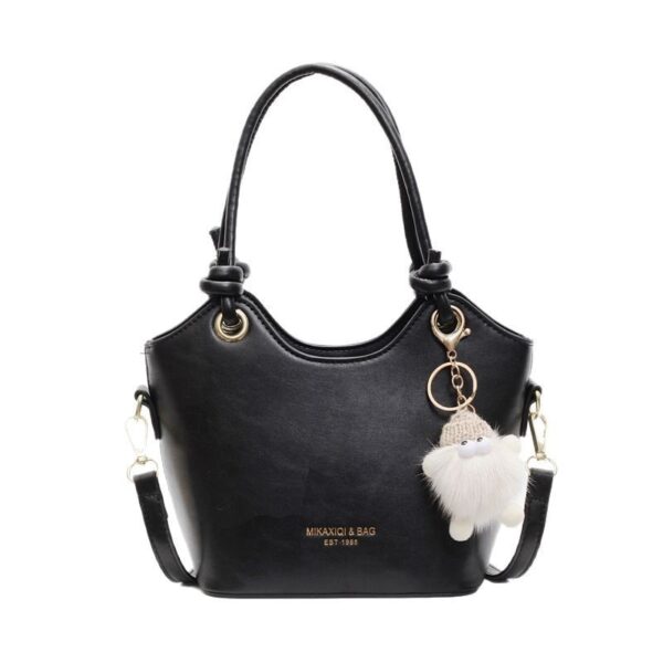 Sweet Style Zipper PU Square Women's Shoulder Crossbody Bag Solid Color Popular Commuting Fashion Small Square Bags - Image 6