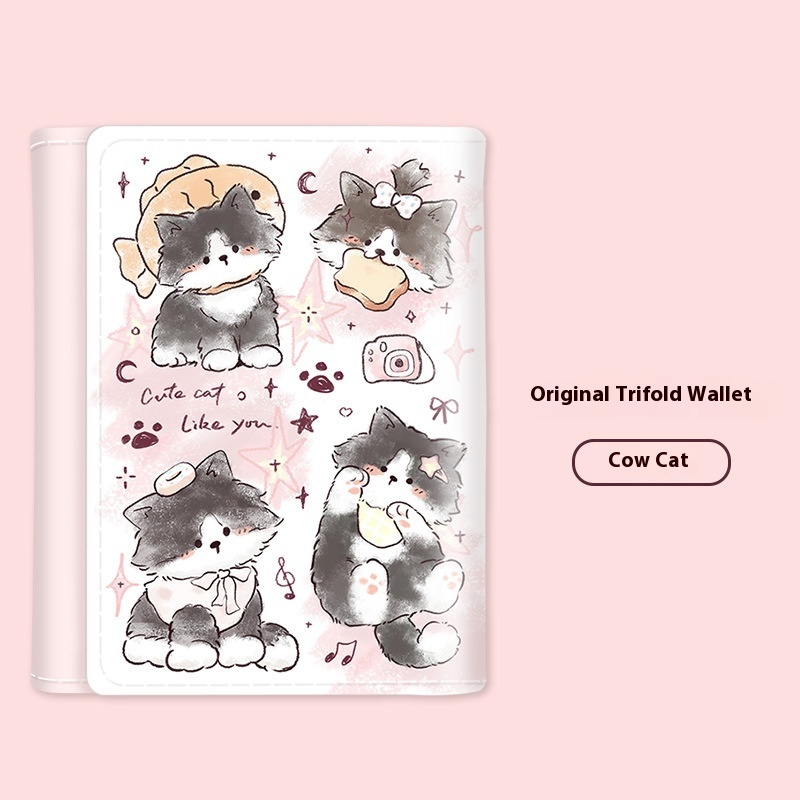 Cartoon Wallet Cute Original Design Multiple Card Slots Female - Image 4