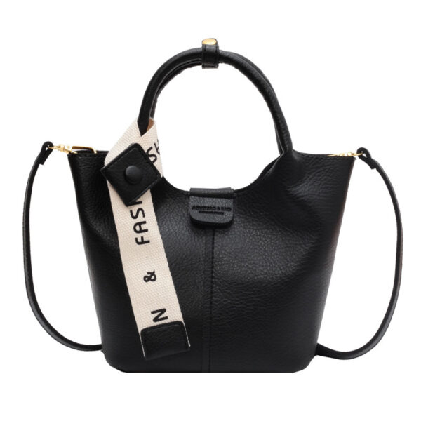 One-shoulder Crossbody Portable Bucket Bag - Image 4