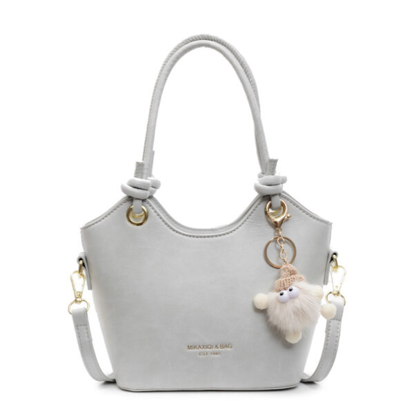 Sweet Style Zipper PU Square Women's Shoulder Crossbody Bag Solid Color Popular Commuting Fashion Small Square Bags - Image 10