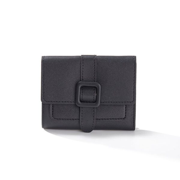 Purse Short Solid Color Card Holder Spring Women's High Sense - Image 2