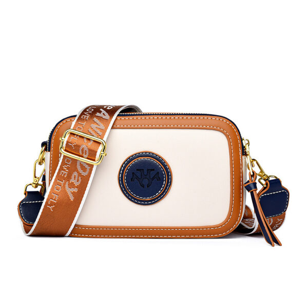 Women's Fashion Vintage Wide Shoulder Strap Crossbody Bag - Image 5