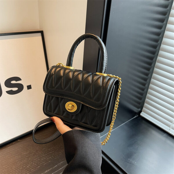 Women's Fashionable Versatile Diamond Chain Shoulder Crossbody Bag - Image 8
