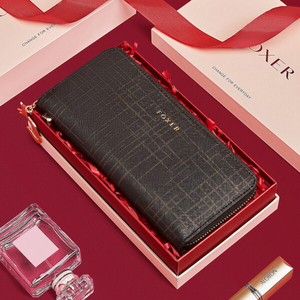 Coin Purse Multiple Card Slots Long And Light Luxury Popular Clutch Purse Women - Image 2