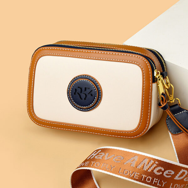 Women's Fashion Vintage Wide Shoulder Strap Crossbody Bag - Image 6