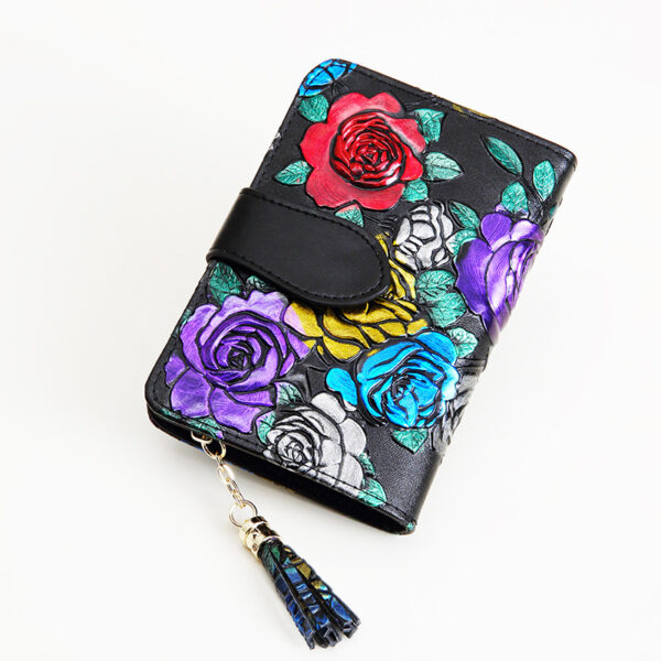 Fashion Women's Leather Wallet Short - Image 4