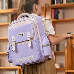 Large Capacity Burden-reducing Waterproof Children's Spine Protection Schoolbag
