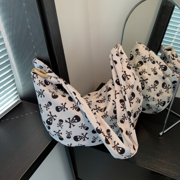 Women's Fashionable Simple Niche Printed Underarm Shoulder Messenger Bag - Image 2