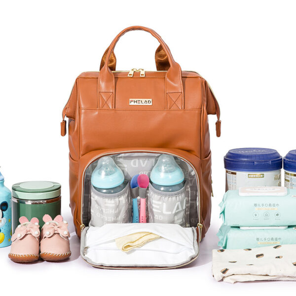 Solid Color Waterproof Fashion All-match Portable Backpack - Image 3