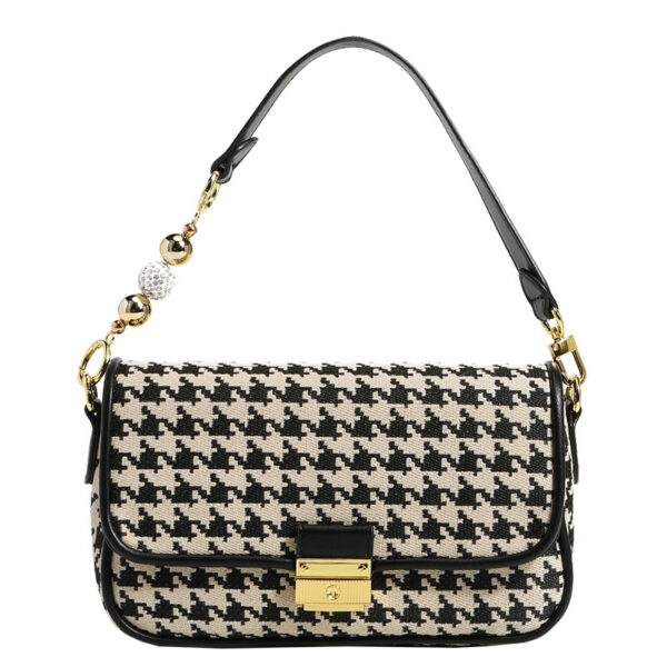 Fashion Ins Houndstooth Pattern Shoulder Bag - Image 2