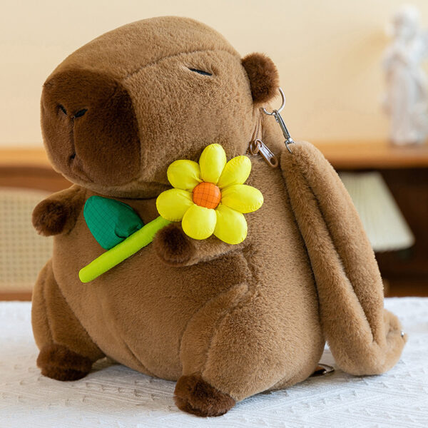 Capybara Backpack Plush Toy Creative Backpack - Image 6