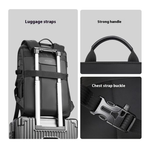 Men's Computer Backpack With Large Capacity - Image 3