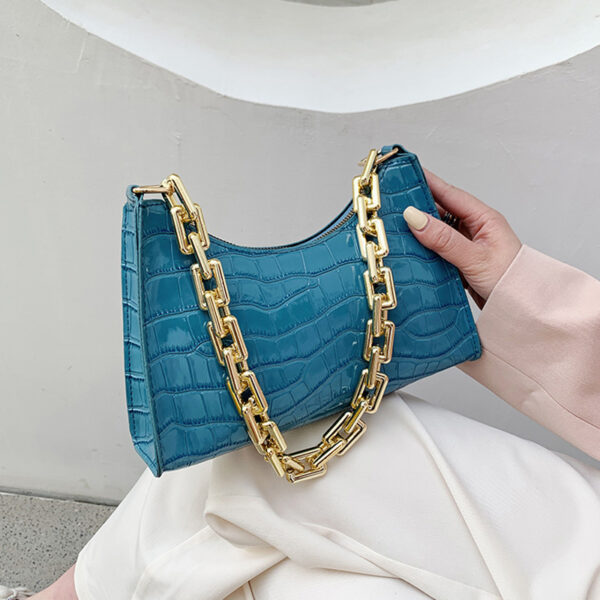 Underarm Bag Texture Chain Women's One-shoulder - Image 2