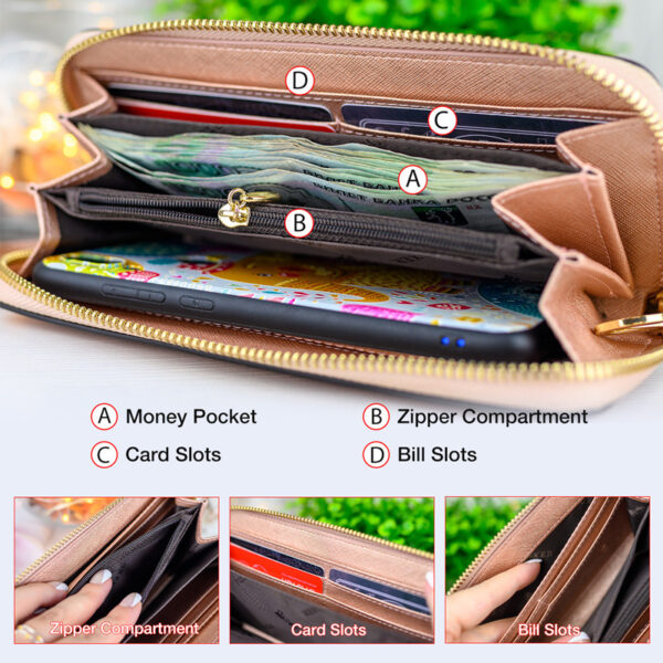 Coin Purse Multiple Card Slots Long And Light Luxury Popular Clutch Purse Women - Image 4