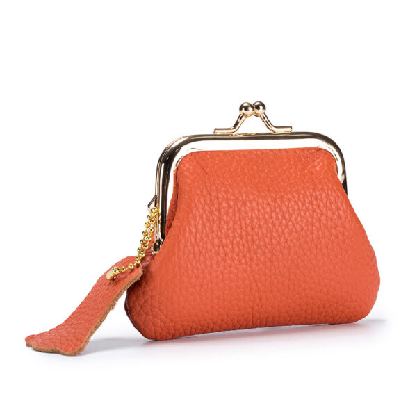 Women's Genuine Leather Small Retro Coin Purse - Image 8