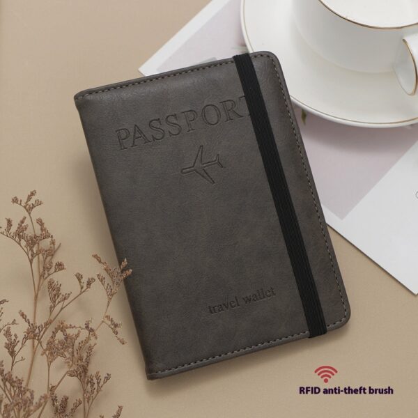 RFID Passport Holder Multi-function Passport Cover SIM Card - Image 10