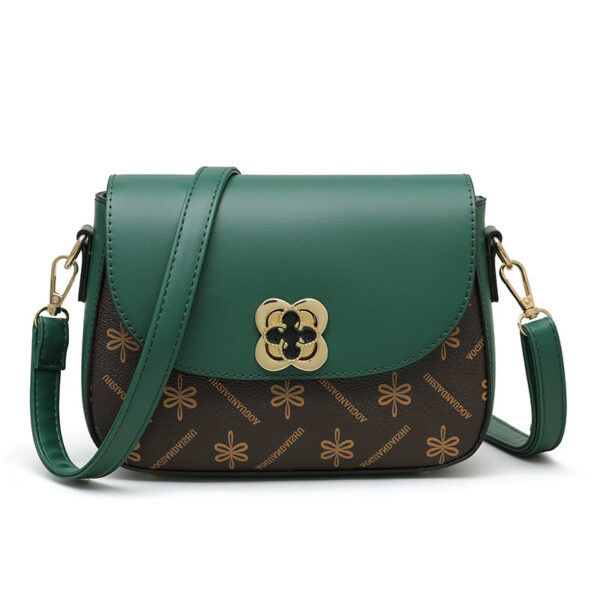 Women's Printed Contrast Color Small Bag - Image 10