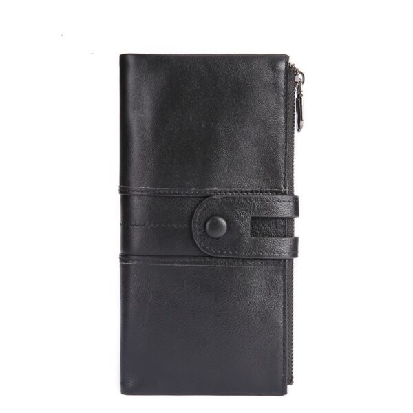 Retro Women's Leather Wallet Fashion Rfid Long Wallet - Image 7