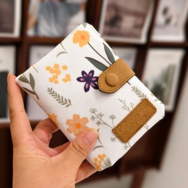 Multifunctional Tri-fold Fashion Multi-card-slot Printed Wallet - Image 8