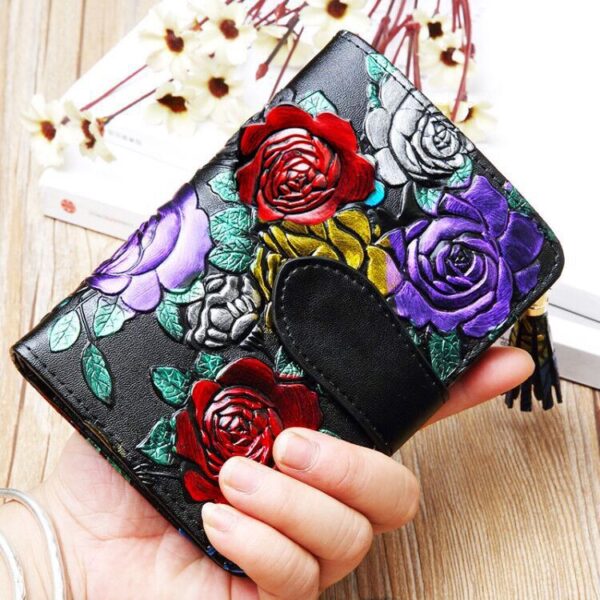 Fashion Women's Leather Wallet Short - Image 2