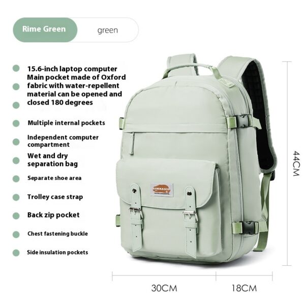 Travel Computer Backpack Women's Short-distance Lightweight Travel Schoolbag - Image 8