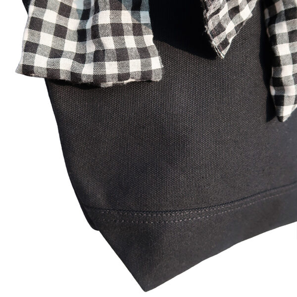 Large-capacity Three-dimensional Plaid Big Bow Crossbody Bag - Image 5