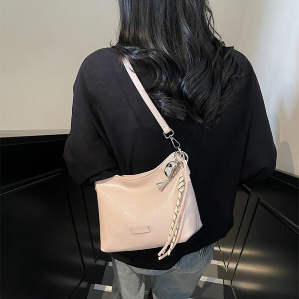 Single Shoulder Underarm Bucket Bag Women's Fashion Messenger Bag - Image 2