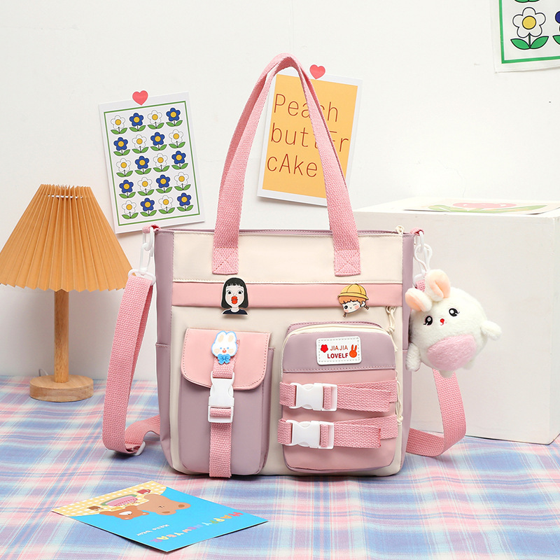 Elementary School Students' One Shoulder Art Bag, Boys' And Girls' Study Bag - Image 2