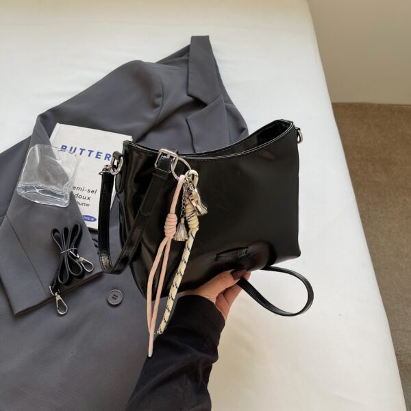 Single Shoulder Underarm Bucket Bag Women's Fashion Messenger Bag - Image 10