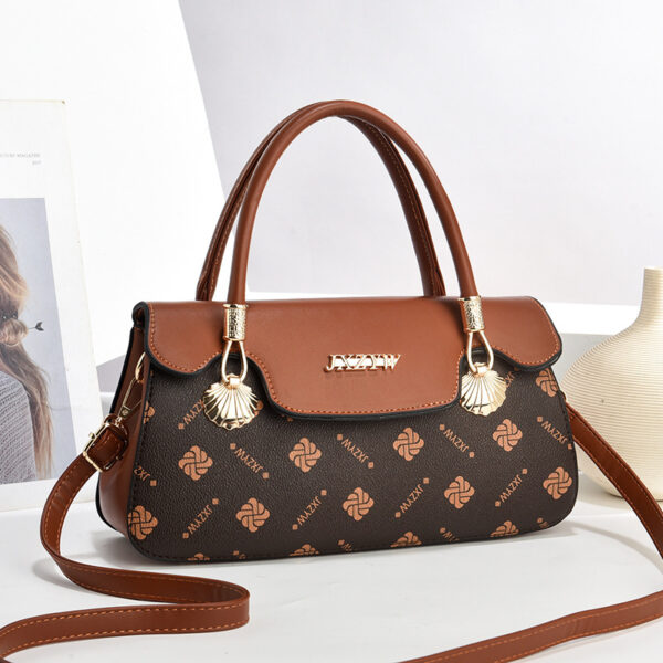 Vintage Exquisite Letter-printed Women's Handbag Fashion Printed Casual Simple Handbag Women's Cross-body Bag - Image 4