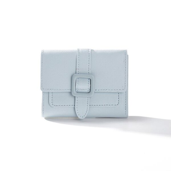 Purse Short Solid Color Card Holder Spring Women's High Sense - Image 4