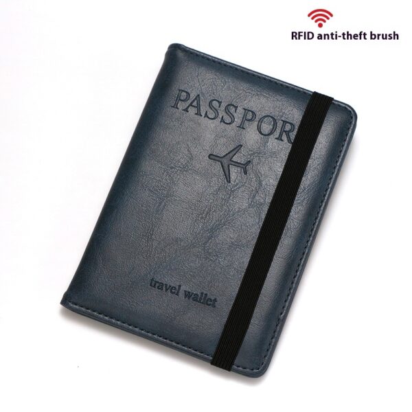 RFID Passport Holder Multi-function Passport Cover SIM Card - Image 5