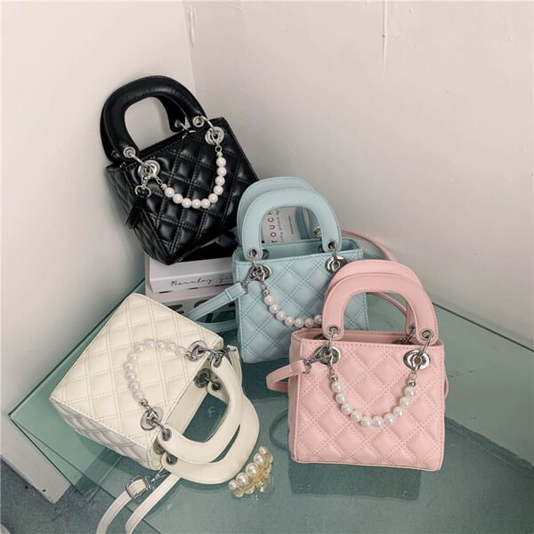 All-match Crossbody Fairy Diamond Quilted Handbag - Image 7