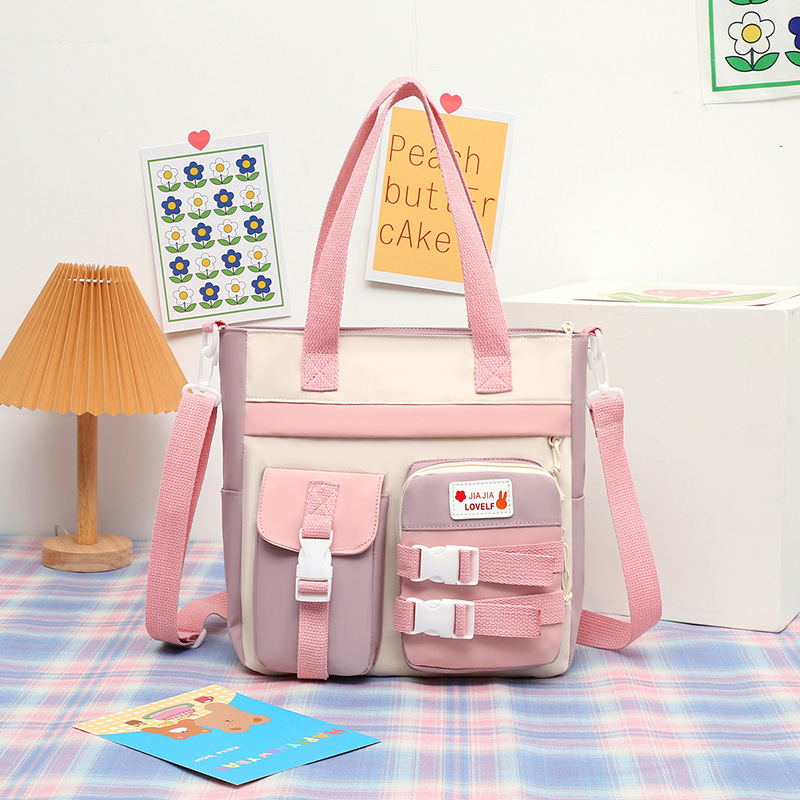 Elementary School Students' One Shoulder Art Bag, Boys' And Girls' Study Bag - Image 6