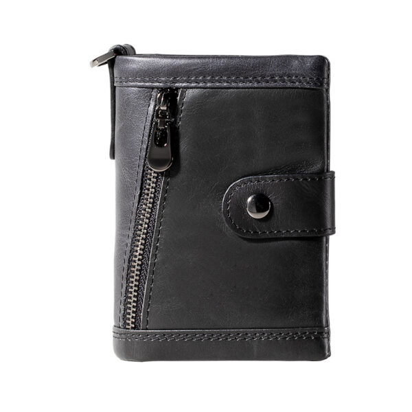 Zipper Vgenuine Leather Wallet For Women - Image 6
