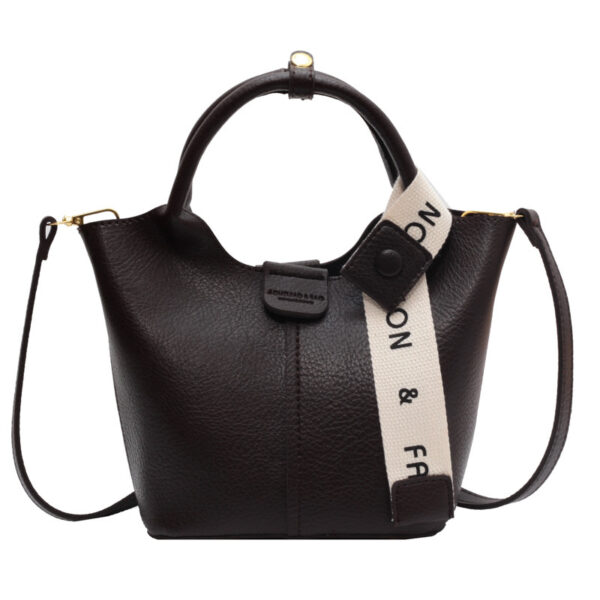 One-shoulder Crossbody Portable Bucket Bag - Image 7