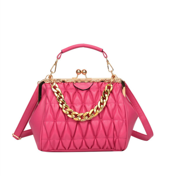 Textured Pleated New Fashionable Shoulder Messenger Bag For Women - Image 9