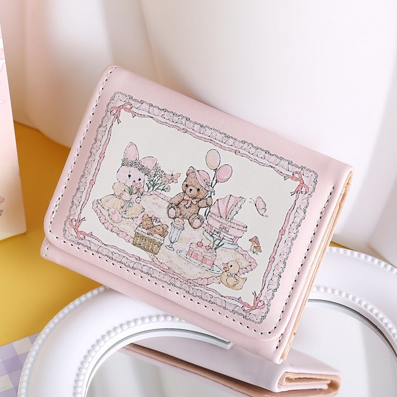 Cartoon Wallet Cute Original Design Multiple Card Slots Female - Image 3