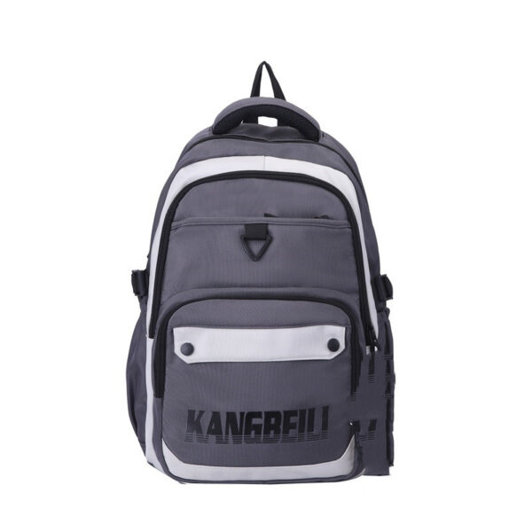 Individual Casual Colorblocking Backpack - Image 5